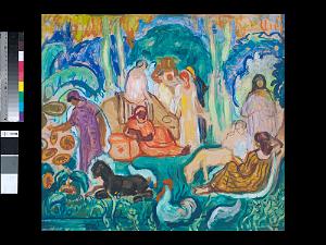 AUGUSTIN FERRANDO 1880-1957 17 -Le jardin oriental